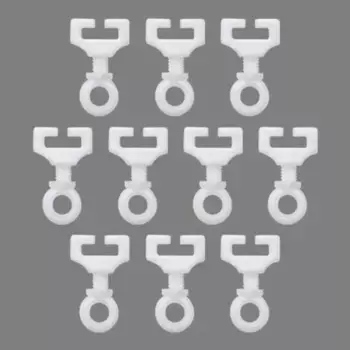 Тормоз Good Life «Tevu» (10 шт.), для Т-образных рельсов, белый