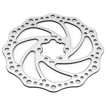 Тормозной диск Alhonga Wave, серебряный