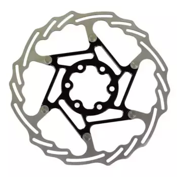 Тормозной диск Ashima Aro-18 Attacco 6B, серебряный