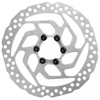 Тормозной диск SM-RT26 6 отверстий SHIMANO, серебро / серебро / серебро