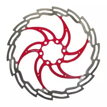 Тормозной диск XLC BR-X02, 180/1,8 мм, красный