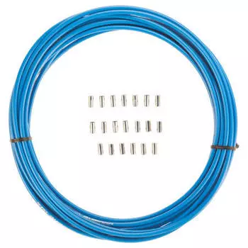 Тормозной трос Jagwire Workshop 5 мм GGX-SL-Lube 10 м, синий / синий / синий