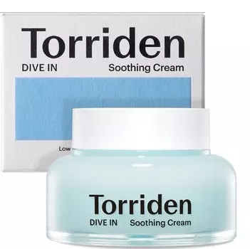Torriden DIVE-IN Low Molecular Hyaluronic Acid Soothing Cream, Крем для лица, 100мл