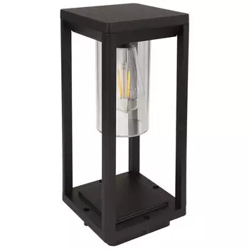 Торшер, ALU, черный матовый, прозрачный, H 35 см etc-shop