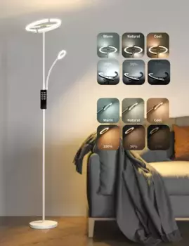 Торшер Anten, белый