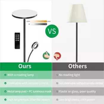 Торшер Anten, черный