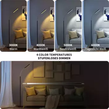 Торшер Anten, черный