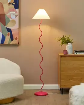 Торшер Beliani, белый