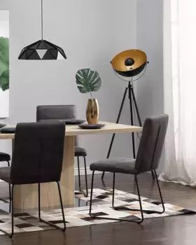 Торшер Beliani, черный