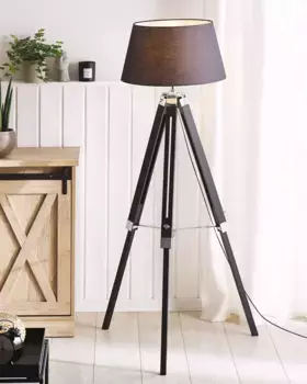 Торшер Beliani, черный