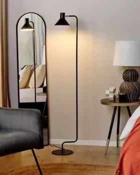 Торшер Beliani, черный