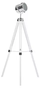 Торшер Belianin ALZETTE, серебристый/белый