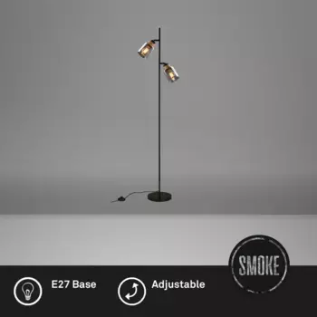 Торшер Briloner, черный