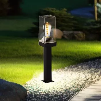Торшер, черный алюминий, прозрачный пластик, В 50 см Globo Lighting