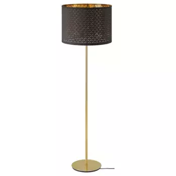 Торшер, черный/цвет латуни NYM/SKAFTET IKEA