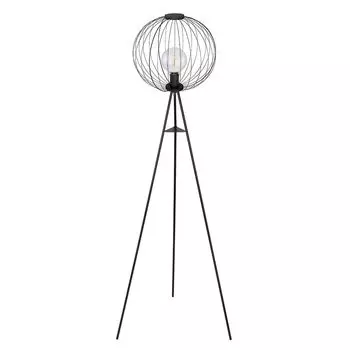 Торшер, черный, шар, металл, выключатель, H 163,5 см etc-shop