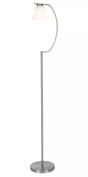Торшер COB LED со стеклянным плафоном DORIA ESTO, серебро