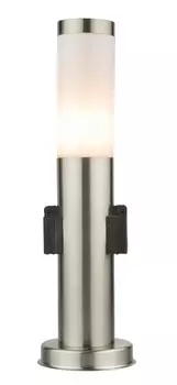 Торшер для улицы Globo, 13,1x45 см, цвета нержавеющей стали