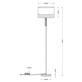 Торшер Etc-shop, бежевый