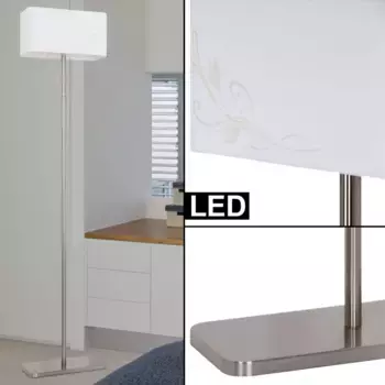 Торшер Etc-shop, серебряный