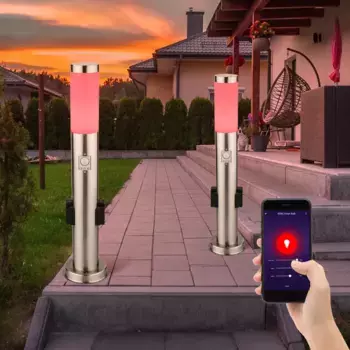 Торшер Etc-shop, серебряный