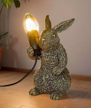 Торшер Formano Rabbit настольный и торшер E 14 Max 25W золотой 17 см