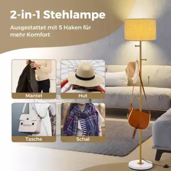 Торшер GIANTEX, золотой