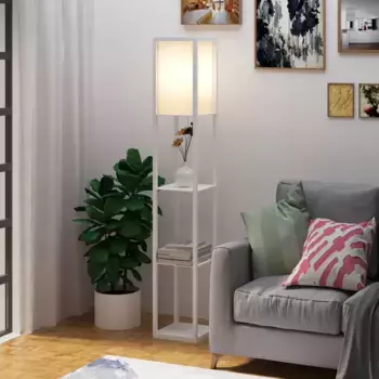 Торшер HOMCOM, белый