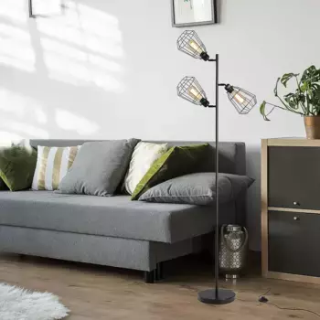 Торшер HOMCOM, черный