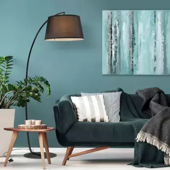 Торшер HOMCOM, черный