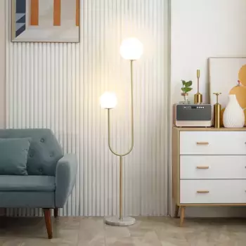 Торшер HOMCOM, золотой