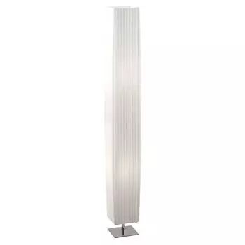 Торшер, хром текстильный, 2x E27, H 119 см etc-shop, белый