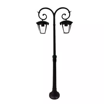 Торшер из черного ALU для уличной площадки VT-738 V-TAC, черный