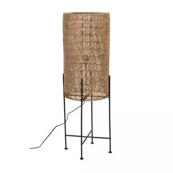 Торшер Kari E27 натуральный/черный Dutchbone