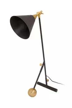 Торшер Kayoom, 23x76x32 см, черный/золотой
