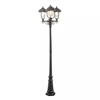 Торшер Konstsmide Parma, алюминий, окрашенный в черный цвет, прозрачное акриловое стекло 7227-750