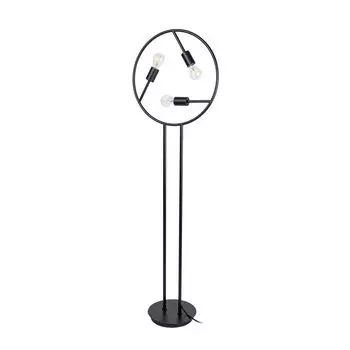 Торшер Lucande 'Linnard' черного цвета из металла, черный