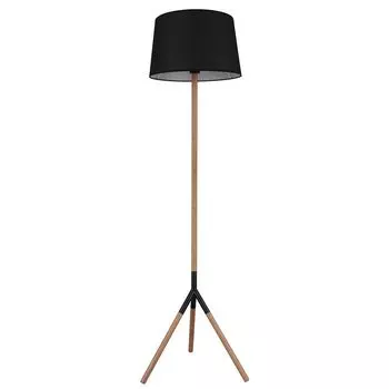 Торшер, металл, дерево, H 160см etc-shop