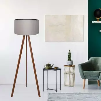 Торшер "Ньюпорт" 1 х Е27 серый lux.pro