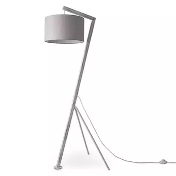Торшер, настольная лампа, абажур для гостиной, лампа для чтения, прикроватная лампа, виселица Paco Home, серый