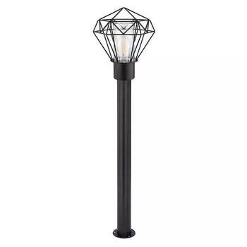 Торшер, нержавеющая сталь, решетка, черный, H 100 см Globo Lighting