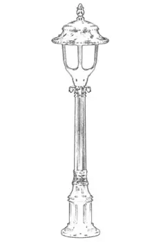 Торшер Opviq, черный