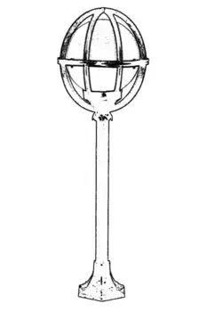 Торшер Opviq, черный