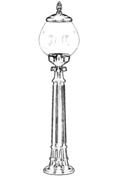 Торшер Opviq, черный