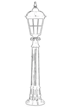 Торшер Opviq, черный