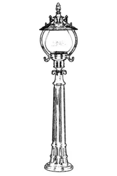 Торшер Opviq, черный