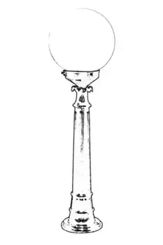 Торшер Opviq, черный