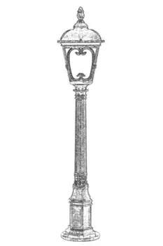 Торшер Opviq, коричневый