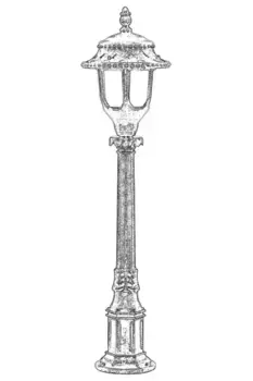 Торшер Opviq, коричневый