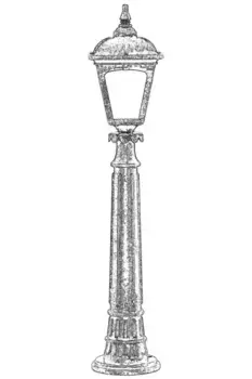 Торшер Opviq, коричневый